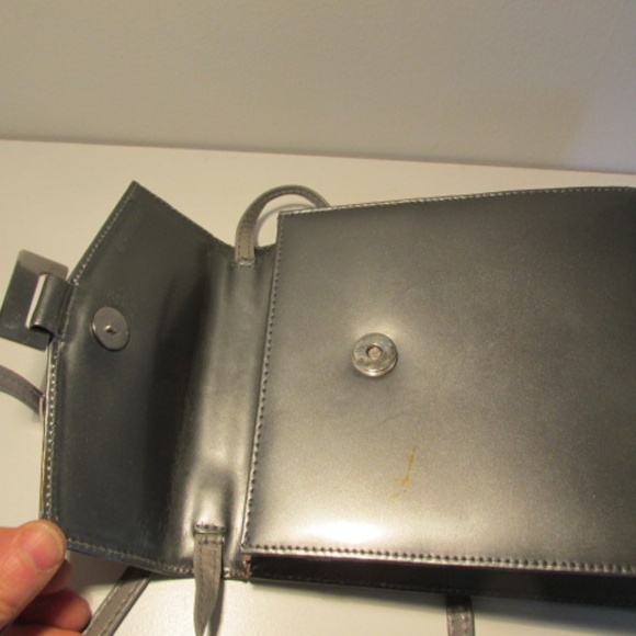 Vintage Wiljotti Shoulder Bag, Metallic Grey - Picture 5 of 7